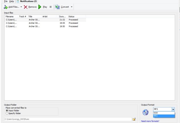 Free M4A to MP3 Converter X