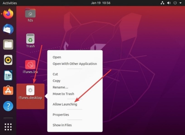 Installieren iTunes mit Wine