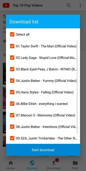 iTubeGo YouTube Downloader für Android
