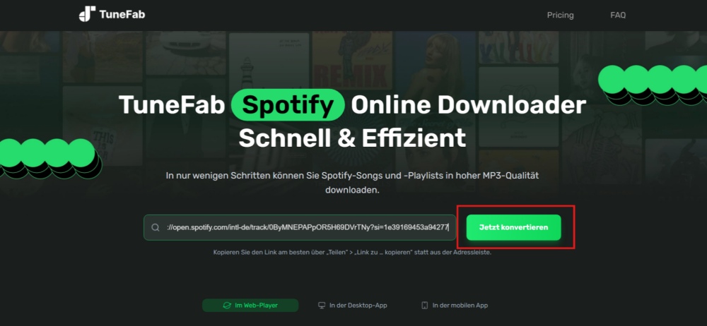 Link einfügen und analysieren