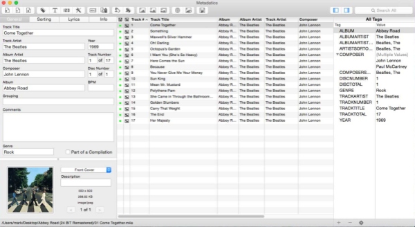 Metadatics Music Tag Editor