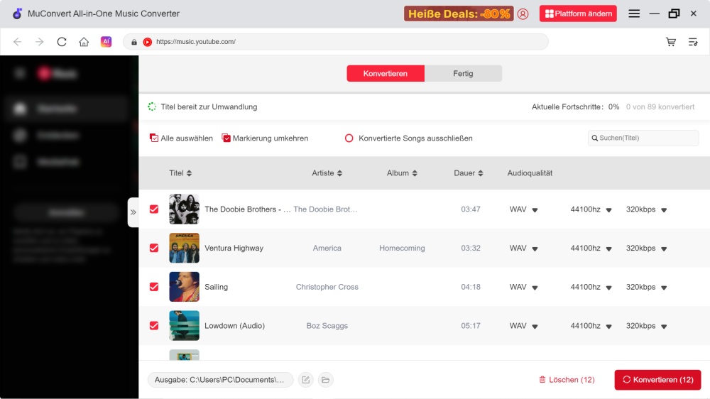 MuConvert YouTube-Music-WAV-Converter