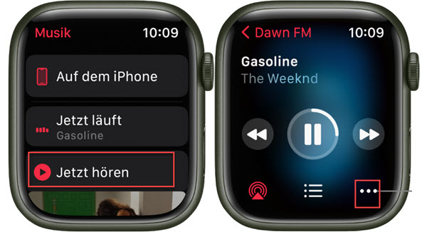 Apple Music auf Apple Watch offline hören