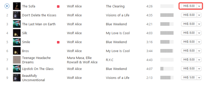 Musik von iTunes Store kaufen