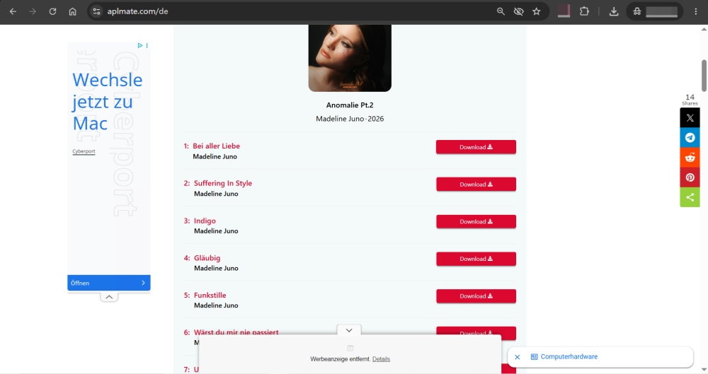 Playlist mit APLMate nicht im Stapel downloaden