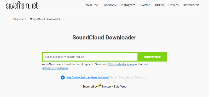 SaveFrom SoundCloud Downloader