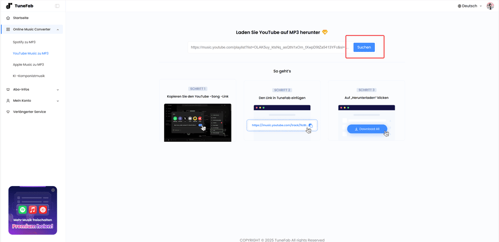 Song-Link analysieren