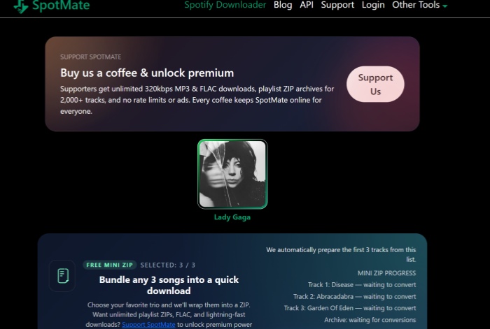 SpotMate Spotify to MP3 Converter Online