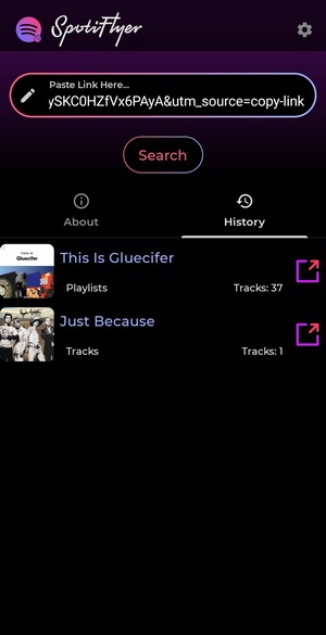 Spotify-Playlist Link in SpotiFlyer einfügen