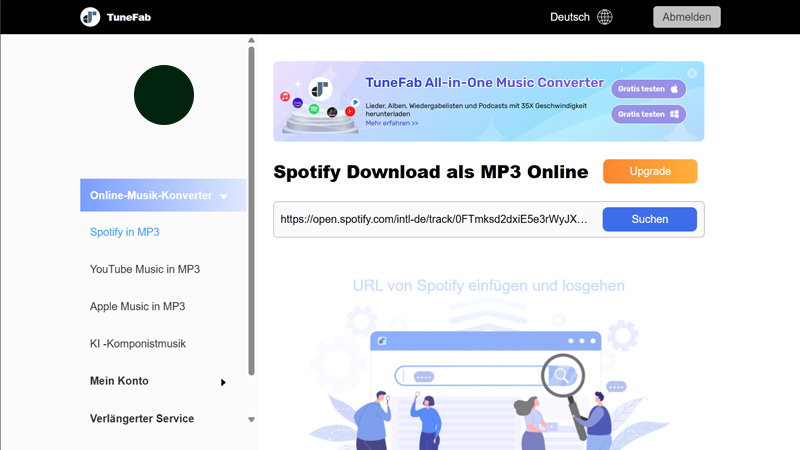 Spotify Musik Link einfügen