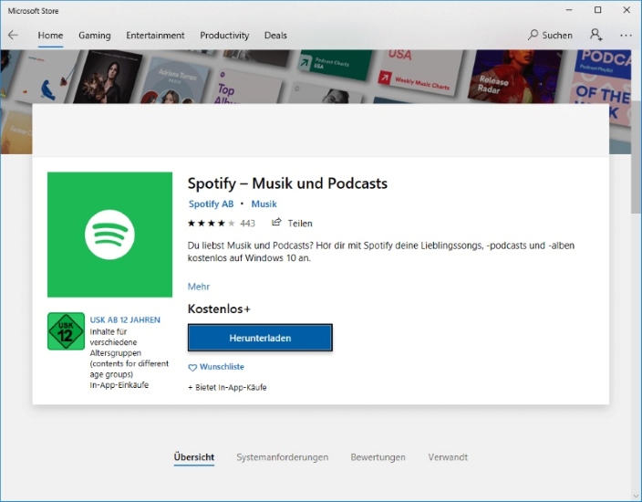 Spotify neu installieren