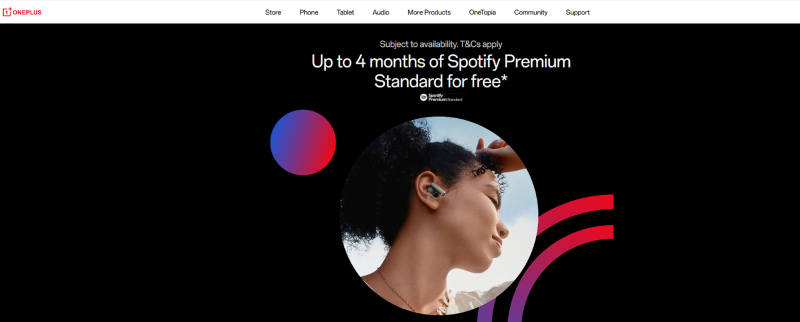 Spotify Premium kostenlos mit OnePlus Red Cable Club