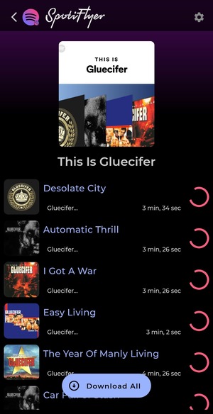 Spotify-Playlist mit Spotiflyer herunterladen
