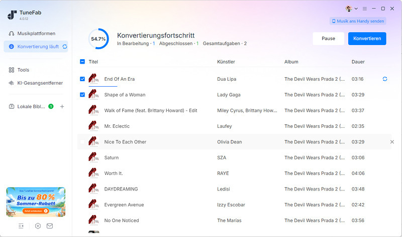 Spotify-Songs mit TuneFab herunterladen