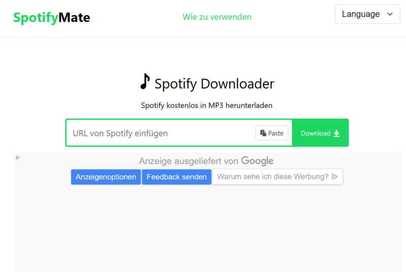 SpotifyMate Website