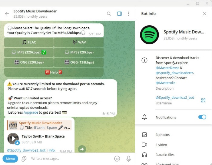 SpotifyMusicDownloaderBot