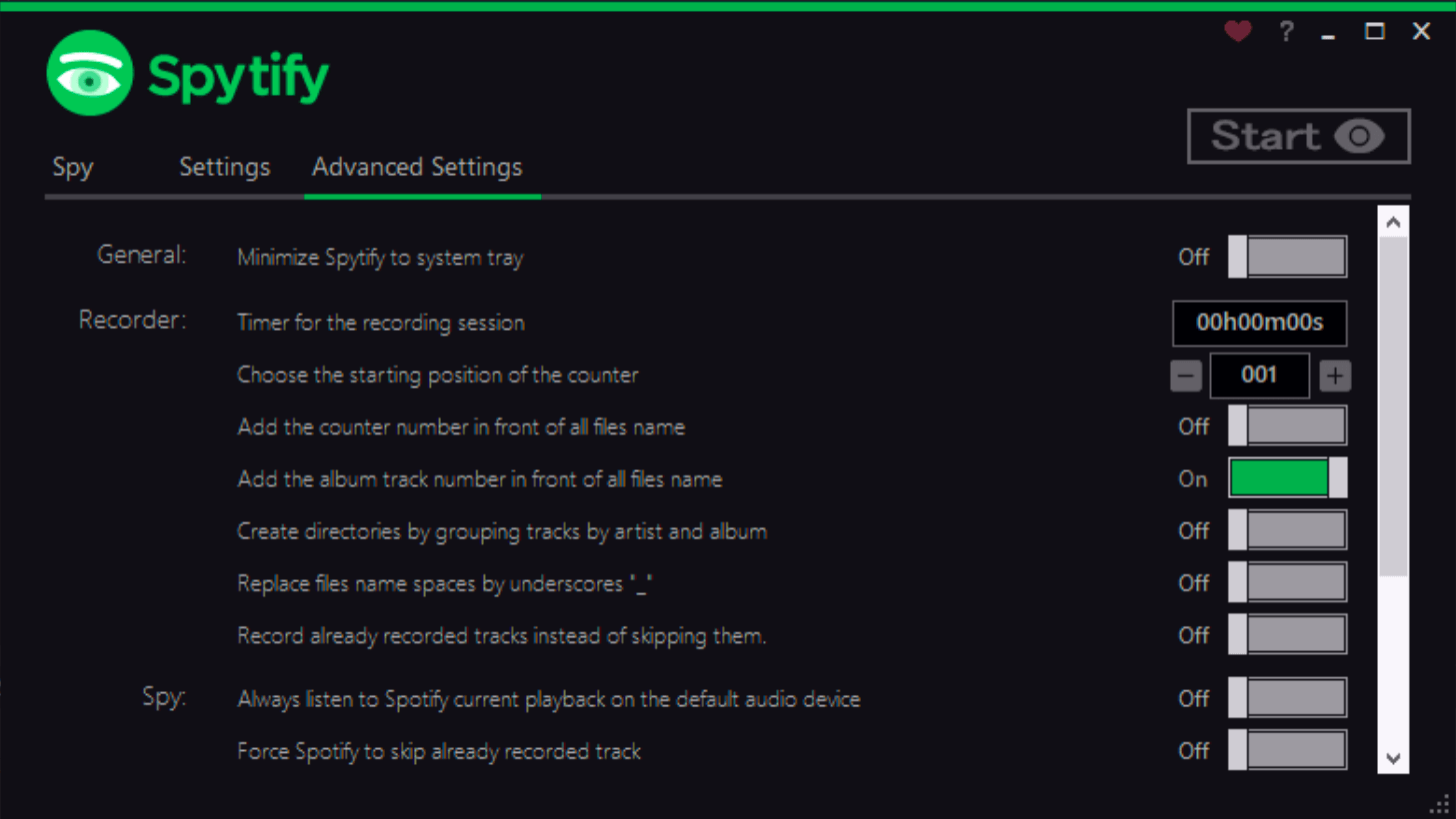 Spytify - Record Spotify