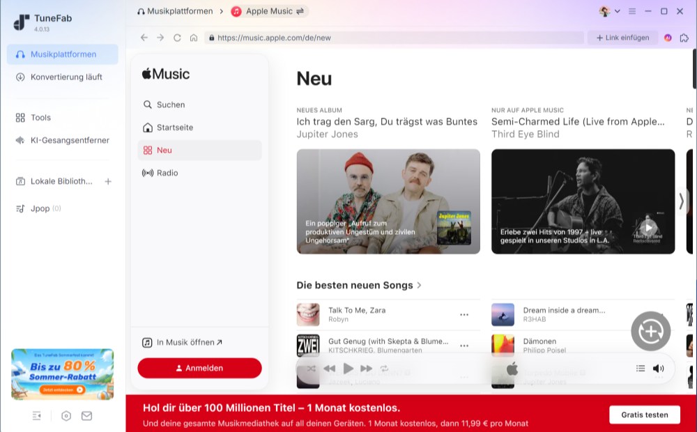TuneFab Apple Music Converter und DJ-Apps