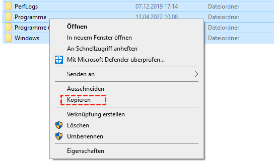 TuneFab-Ausgabedateien auf USB-Stick ziehen
