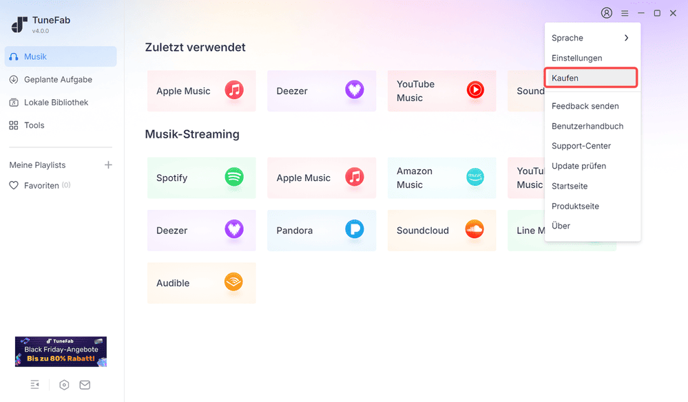 TuneFab-Mitgliedschaft abonnieren