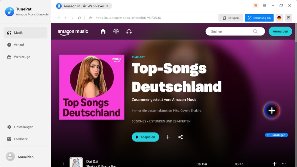 TunePat Amazon Music Converter kostenlos testen