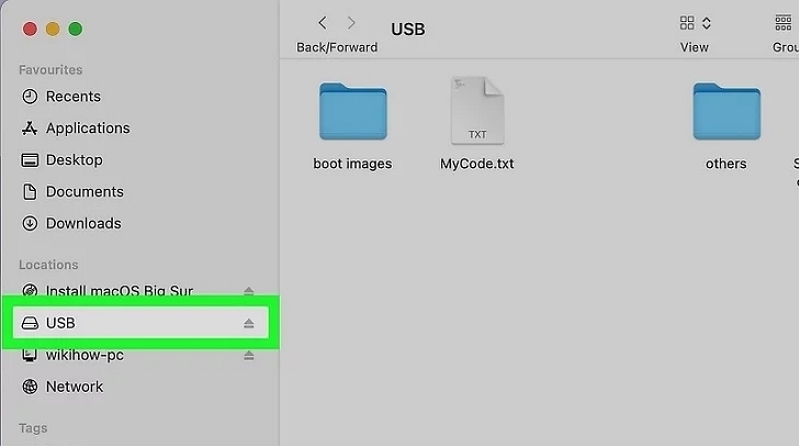 USB-Stick öffnen