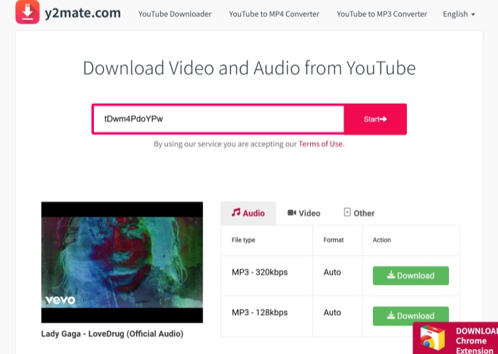 Y2Mate YouTube Music MP3 Downloader Online