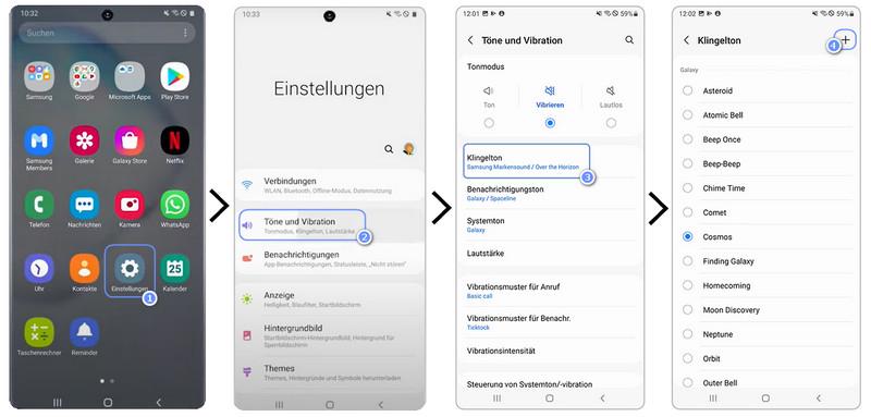 YouTube Lied als Klingelton auf Samsung einstellen