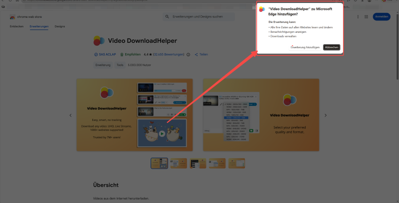 YouTube MP3 Browsererweiterung installieren