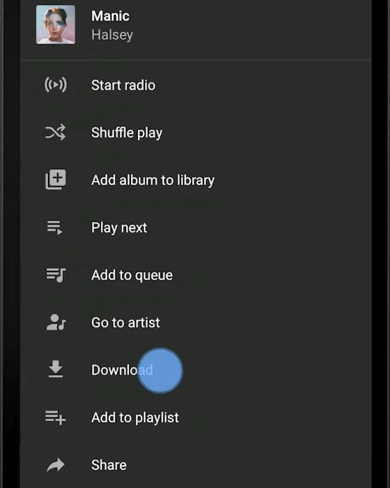 YouTube Music auf Android in App downloaden