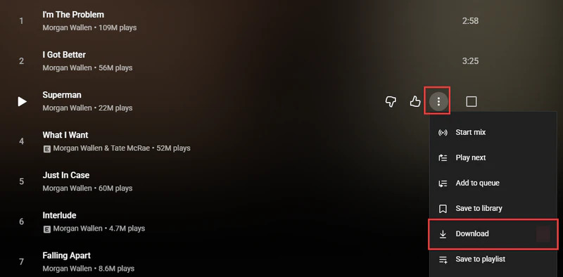 YouTube Music auf Desktop downloaden