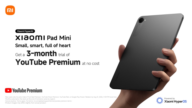 YouTube Music 1 Monat kostenlos mit Xiaomi-Gerät