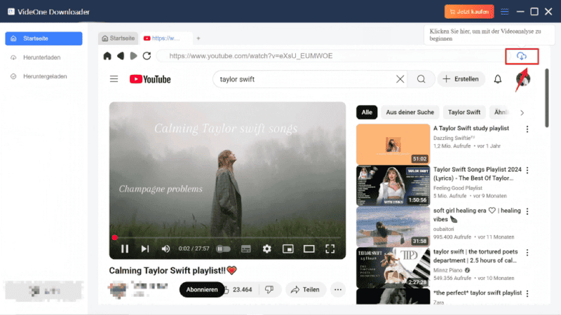 YouTube Videolink analysieren