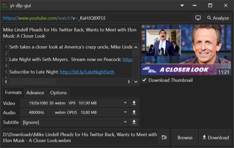 yt-dlp YouTube to FLAC Downloader