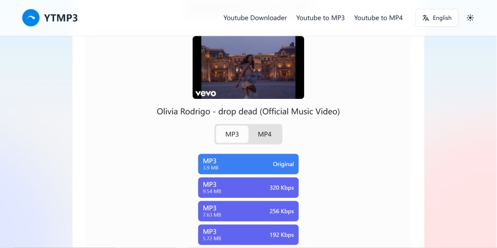 YTMP3 YouTube Online Downloader