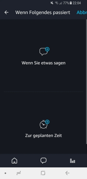 Zeitplan in Alexa-Routine erstellen